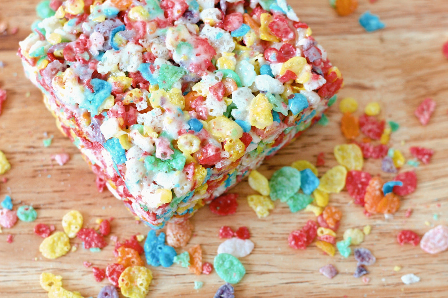 Fruity Pebble Rice Crispy Treats