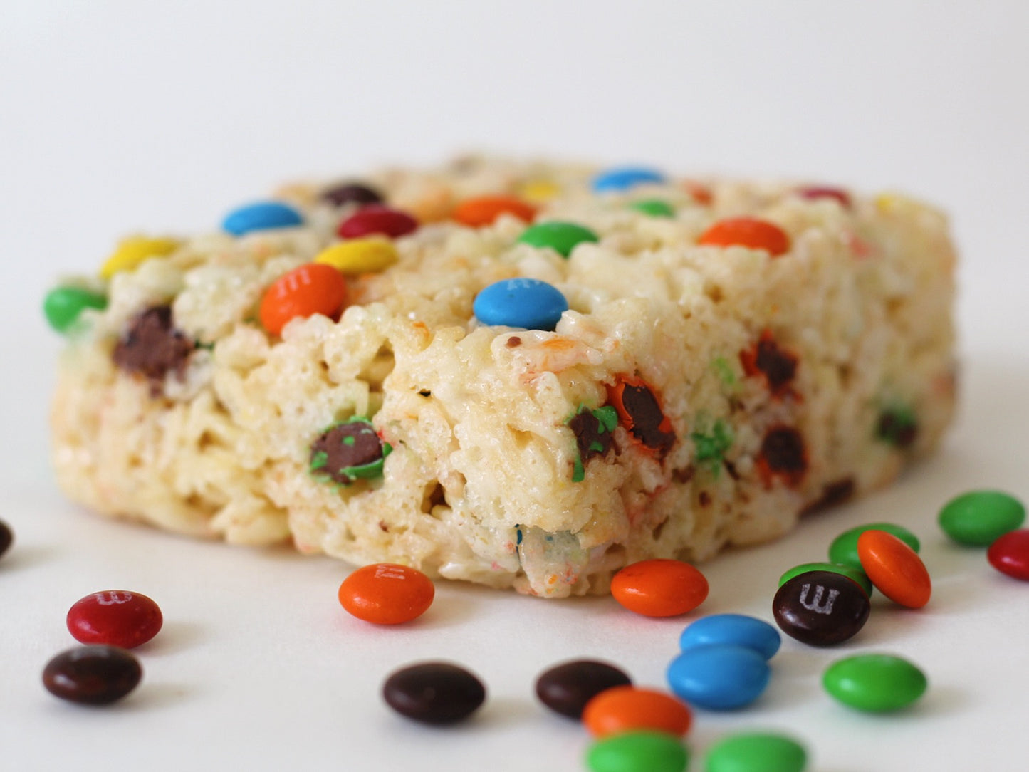 M&M Rice Crispy Treats