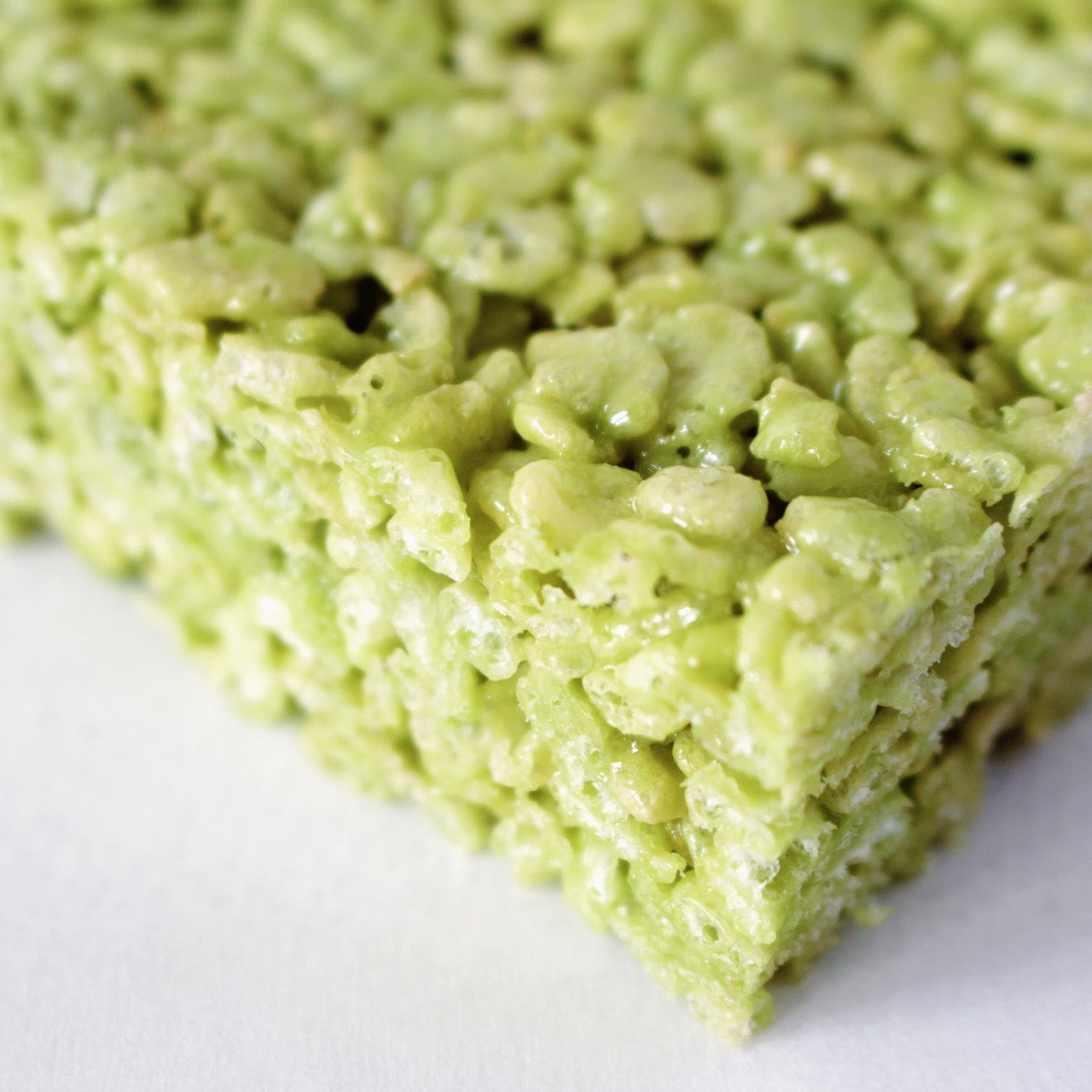 Matcha Rice Crispy Treats