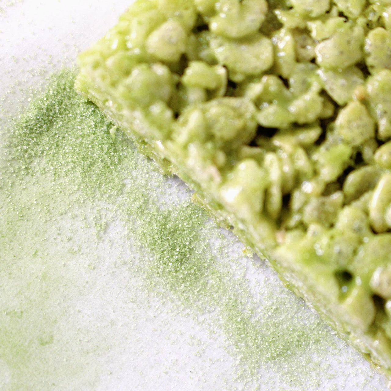 Matcha Rice Crispy Treats