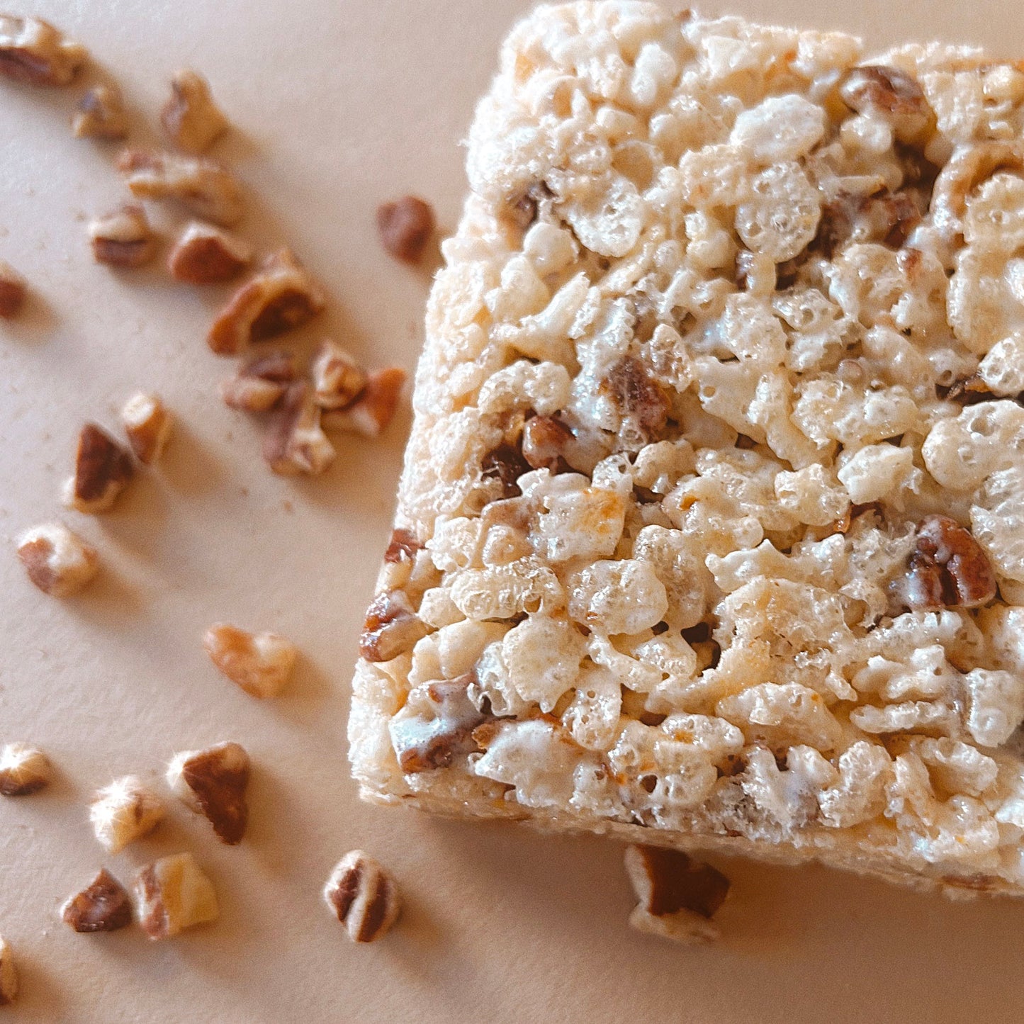 Butter Pecan Rice Crispy Treats