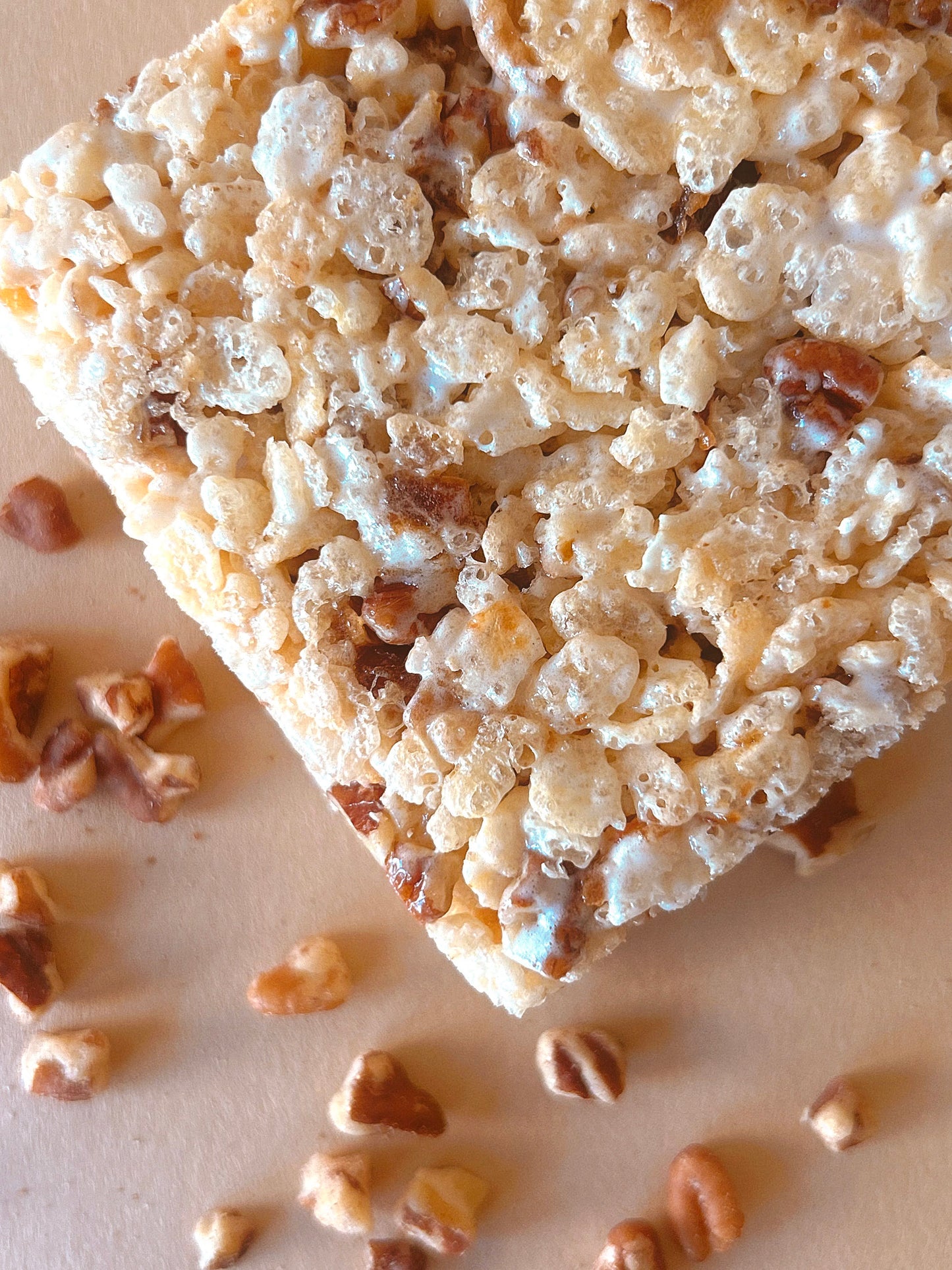 Butter Pecan Rice Crispy Treats